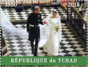 Stamp, Prince Harry and Meghan, Royal Wedding, Cinderellas,  