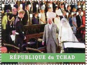 Stamp, Prince Harry and Meghan, Royal Wedding, Cinderellas,  