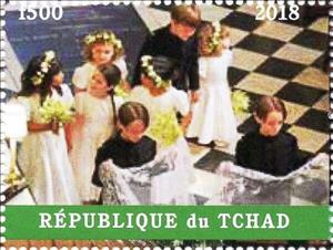 Stamp, Prince Harry and Meghan, Royal Wedding, Cinderellas,  