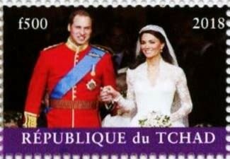 Stamp, Prince Harry and Meghan, Royal Wedding, Cinderellas,  , Royalty, Weddings