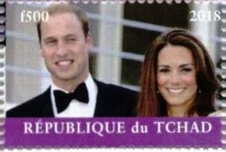 Stamp, Prince Harry and Meghan, Royal Wedding, Cinderellas,  , Royalty, Weddings
