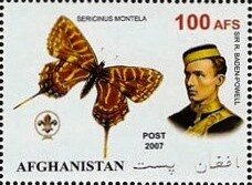 Stamp, Sericinius montela, Cinderellas,  , Animals (Fauna), Butterflies, Insects