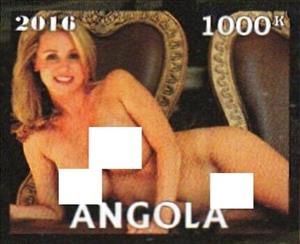 Stamp, Sexy, Cinderellas,  , Nudes, Photographs, Women