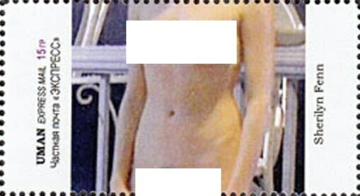 Stamp, Sherilyn Fenn, Cinderellas,  , Nudes, Women