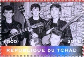 Stamp, The Beatles, Cinderellas,  , Famous People, Musicians, Singers, The Beatles