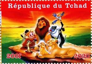 Stamp, The Lion King, Cinderellas,  , Cartoons, Disney