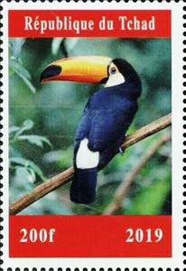 Stamp, Toucans, Cinderellas,  , Animals (Fauna), Birds, Toucans