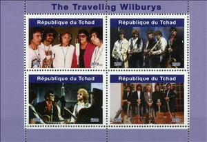 Mini Sheet, Travelling Wilburys, Cinderellas,  , Famous People, Musicians