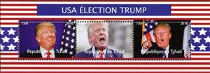 Mini Sheet, US Election - Trump, Cinderellas,  , Famous People