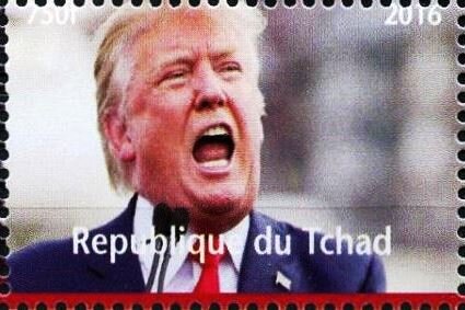 Stamp, US Election - Trump, Cinderellas,  , Famous People