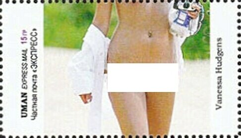 Stamp, Vanessa Hudgens, Cinderellas,  , Nudes, Women