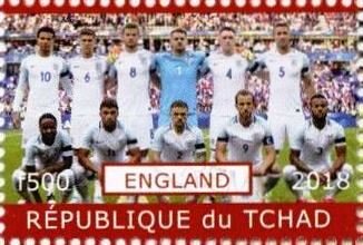 Stamp, World Cup Soccer - Team England, Cinderellas,  , Football (Soccer), Sports