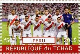 Stamp, World Cup Soccer - Team Peru, Cinderellas,  , Football (Soccer), Sports