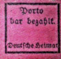 Stamp, Deutsche Heimat Prachatice, Czechoslovakia,  , Newspapers