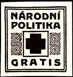 Stamp, Národní politika Praha, Czechoslovakia,  , Newspapers