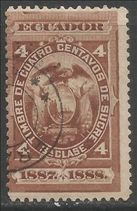 Stamp, Coat of Arms, Ecuador,  , Coats of Arms