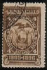 Stamp, Coat of Arms, Ecuador,  , Coats of Arms