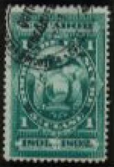 Stamp, Coat of Arms, Ecuador,  , Coats of Arms