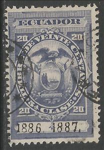 Stamp, Coat of Arms Overprinted, Ecuador,  , Coats of Arms