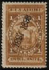 Stamp, Coat of Arms Overprinted, Ecuador,  , Coats of Arms