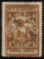 Stamp, Coat of Arms Overprinted, Ecuador,  , Coats of Arms