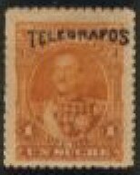 Stamp, Juan José Flores Overprinted, Ecuador,  , Heads of State, Telegraphy