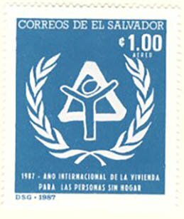Emblem of International Year of Shelter for the Homeless