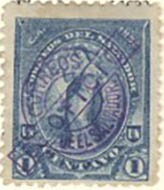 Liberty with Handstamp DE OFICIO CORREOS DE EL SALVADOR