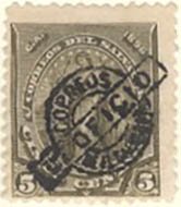 Liberty with Handstamp DE OFICIO CORREOS DE EL SALVADOR