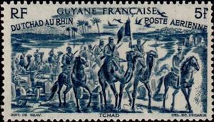 Stamp, Chad to the Rhine, French Colonies,  