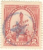 Stamp, Monument Francisco Morazan, El Salvador,  , Heads of State, Monuments