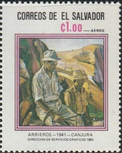 Muleteers - Noé Canjura (1924-1970)