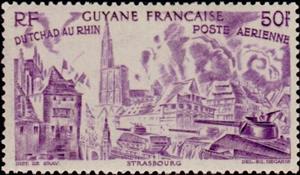 Stamp, Chad to the Rhine, French Colonies,  