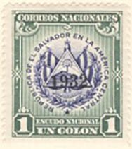 State Coat of Arms Overprinted (1932)