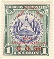 State Coat of arms Surcharged