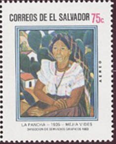Stamp, Stupid Woman - José Mejia Vides, El Salvador,  , Paintings