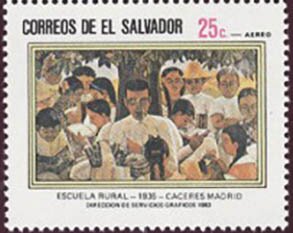 Village School - Luis Alfredo Cáceres (1908-1952)