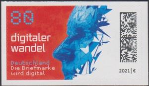 Stamp, Digital Change at Deutsche Post : The Stamp Becomes Digital, Germany, Federal Republic,  , Postal Services, Technology