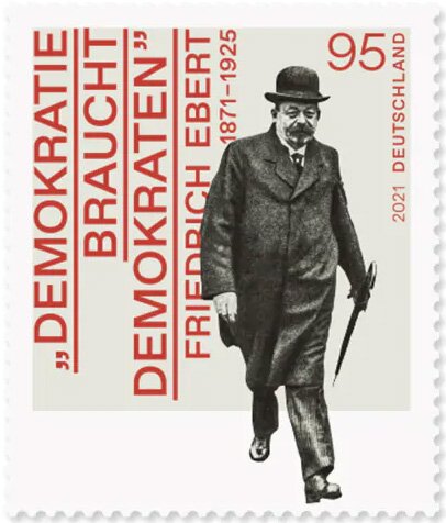 Friedrich Ebert, President, 150th Birth Anniversary