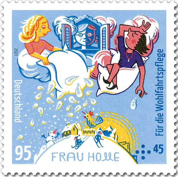 Reflection and Longing from Frau Holle by Brothers Grimm