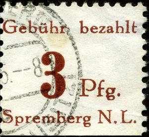 Stamp, Spremberg, Germany, Local Post,  , Numbers