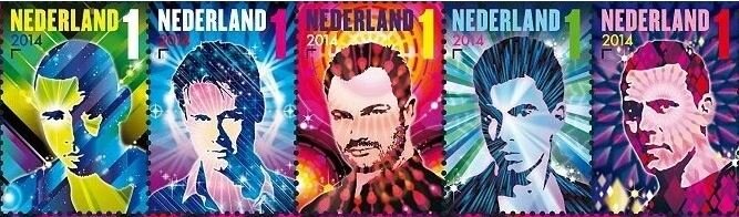Se-tenant, Dutch DJ'S, Netherlands,  