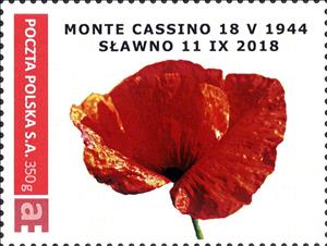 Stamp, As a tribute to the soldiers of the Polish 2nd Corps fightin, Personalized and Private Mail Stamps,  , Anniversaries and Jubilees, Battle