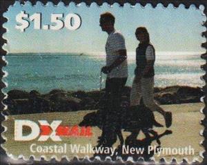Stamp, Coastal Walkway New Plymouth, Personalized and Private Mail Stamps,  , Coastal Areas, Dogs