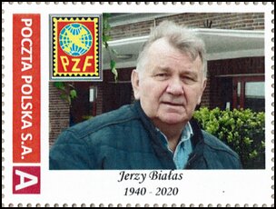 Stamp, Jerzy Białas 1940-2020, Personalized and Private Mail Stamps,  , Famous People