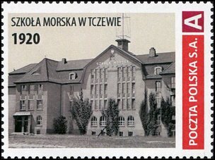 Stamp, Maritime School in Tczew 1920, Personalized and Private Mail Stamps,  , Schools