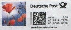 Stamp, Poppies, Personalized and Private Mail Stamps,  , Flowers, Plants (Flora)