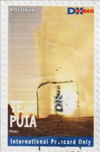 Stamp, Te Puia Rotorua Hot Springs, Personalized and Private Mail Stamps,  , Geysers, Parks