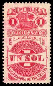 Stamp, Coat of Arms, Peru,  , Coats of Arms