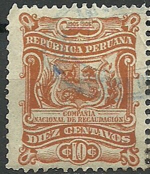 Stamp, Coat of Arms, Peru,  , Coats of Arms